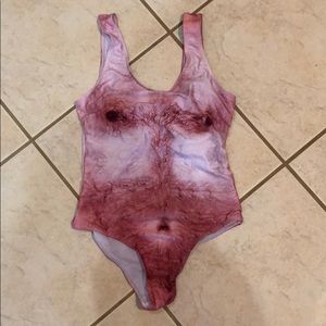 UNWORN Men’s chest bathing suit- Halloween!